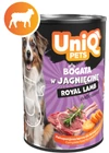 UniqPets Kutyakonzerv ROYAL Bárány 375g