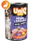 UniqPets Kutyakonzerv ROYAL Nyúl 375g
