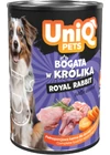 UniqPets Kutyakonzerv ROYAL Nyúl 375g