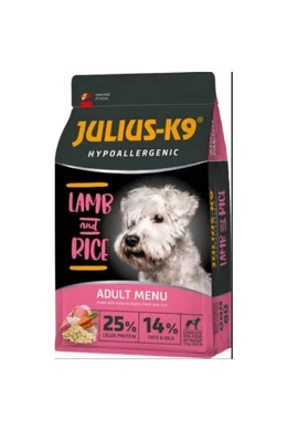 Julius-K9 - Adult Hypoallergenic High Premium - Bárányhús és Rizs 12kg
