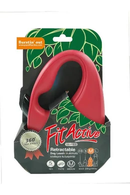 FitActive - Automata Póráz - Szalagos - Piros - 25kg/5m - M