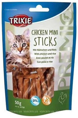 Trixie Macskanasi Premio Mini Stick 50g Csirke/Rizs