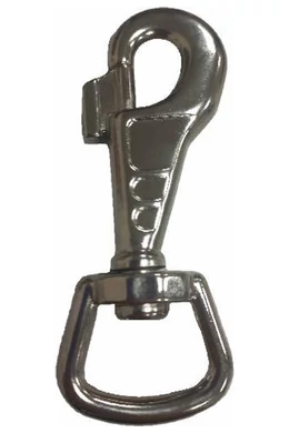Karabiner Póráz Karabiner 9cm Lapított
