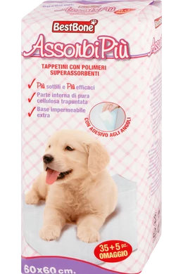 Assorbipiu Kutyapelenka 60×60cm 40db/csomag Big Package
