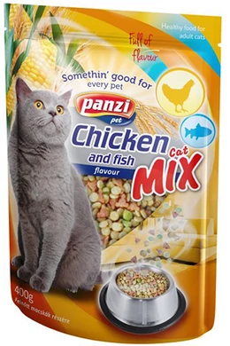 Panzi Cat Mix Csirke és Hal 400g