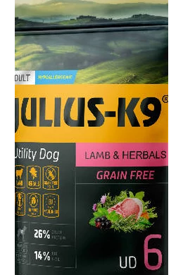 Julius-K9 - Adult Lamb &amp; Herbals - Bárányhús és Gyógynövény - 340g