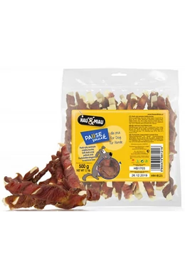 Hau Miau Snack - Tőkehal Kacsahúsba Tekerve - jutalomfalat kutyáknak - 500g