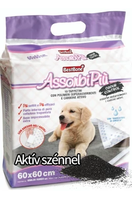 Assorbipiu Kutyapelenka 60×60cm 10db/csomag Aktív Szénnel