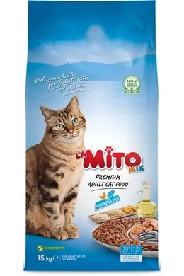 Mito Mix Premium Adult Cat - Csirke és Hal - 15kg