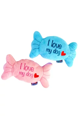 Camon Játék Plüss Cukorka Csipogóval 15cm