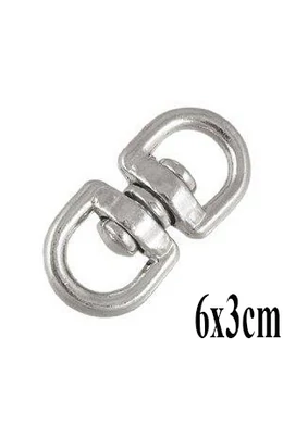 Karabiner Forgókarika 6×3cm - Közepes