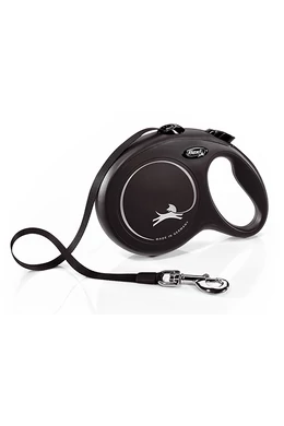 Flexi New Classic - Szalag 8m/50kg - L - Fekete