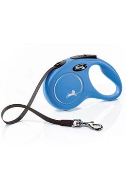 Flexi New Classic - Szalag 5m/15kg - S - Kék