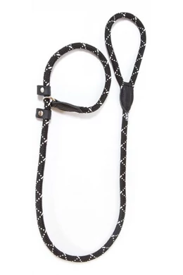 Julius-K9 - Idc Retriver Póráz Perlon Fekete 12mm×2m