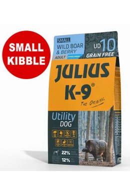 Julius-K9 - Adult SMALL Wild Boar &amp;amp; Berry - Vaddisznóhús Tőzegáfonyával - 10kg