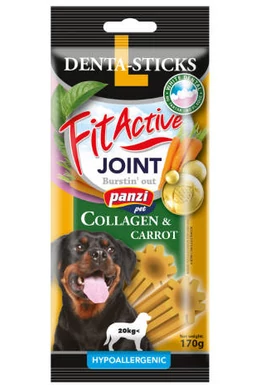 FitActive Dog Snack - Dental Sticks "L" JOINT - Kollagén és Répa - 170g