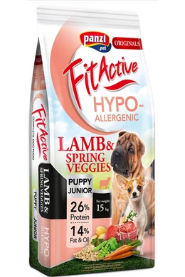 FitActive - Originals - Hypoallergenic Junior Bárány és Zöldség 15kg