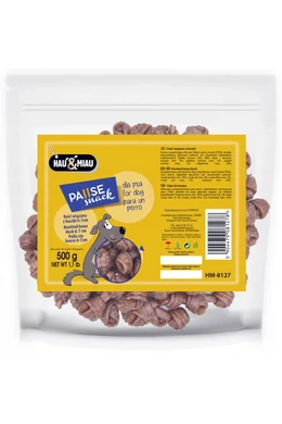 Hau Miau Snack - Kacsahús Csomó - jutalomfalat kutyáknak - 500g