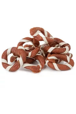 Hau Miau Snack - Bárányhúskarika hallal - jutalomfalat kutyáknak - 500g
