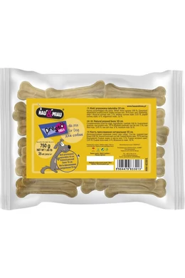 Hau Miau Bőr Csont - 10cm - 25db/csomag