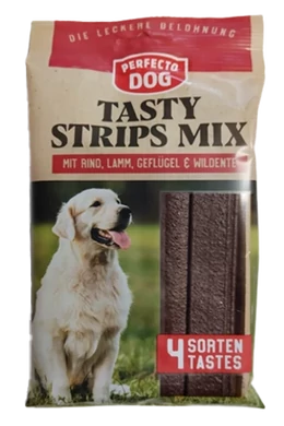 Perfecto Dog Húslapok - Mix Marha, Bárány, Szárnyas, Vadkacsa - 180g 20db/csomag