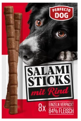 Perfecto Dog Szalámi Marhahússal 8×11g