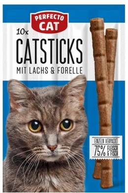 Perfecto Cat Sticks Lazac és Pisztráng 10×50g