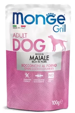 Monge Dog - Grill Adult - Pork - Sertés 100g