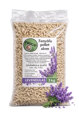 Prücsi Pellet Alom - Levendula Illatos - 05l/3kg Kicsi