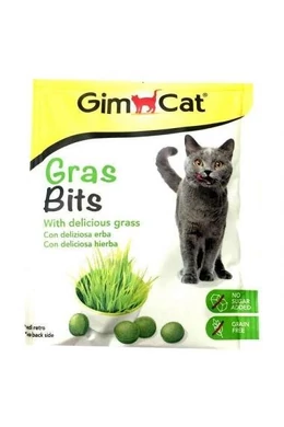 Gimcat Tabletta Gras Bits (Zöld Fű) 15g Tasty Tabs