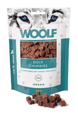 Woolf Kacsahús Kockák - 100g