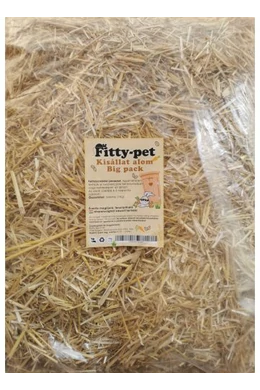 Fitty-Pet - Kisállat Szalma Alom 1kg