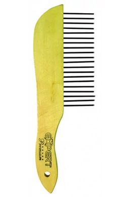 Tatrapet Fésű Fa Nyéllel Ritka 23×7cm