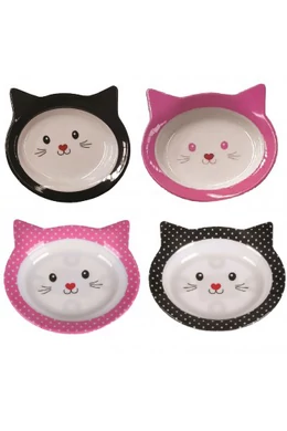 Tatrapet Műanyag Tál Macskafejfoma 16,5×15×2,8cm