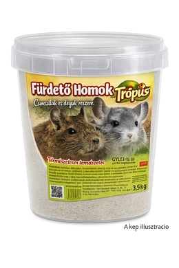 Trópus - Csincsilla Homok 3kg - Vödör