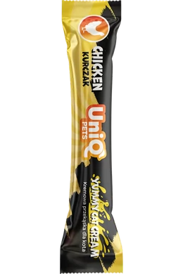 UniqPets Macska Jutalomfalat PURRCREAM Krém Csirke Ízzel 15g×50db