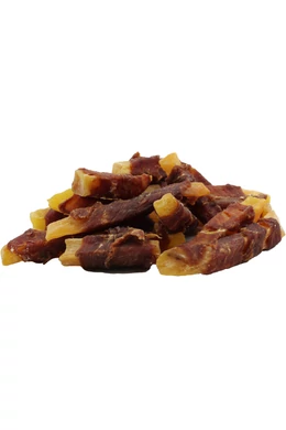 UniqPets Kutya Jutalomfalat MEATY Kacsa Édesburgonyával Tekerve 500g