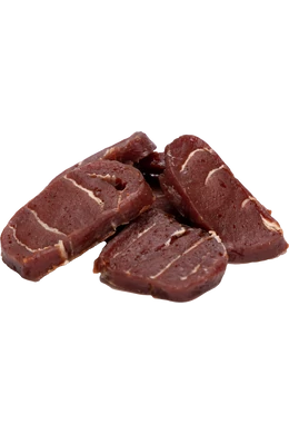 UniqPets Kutya Jutalomfalat WAGGI Marha és Tőkehalchips 80g