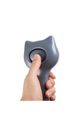 UniqPets Macska Kefe 19,2×8,5×4,4cm - Szürke