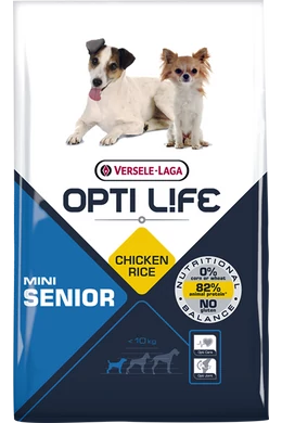 Opti Life Senior Mini Chicken &amp;amp; Rice - Csirkés - 7,5kg