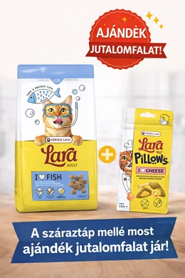 Lara Adult Salmon 1,9kg + Lara Pillows