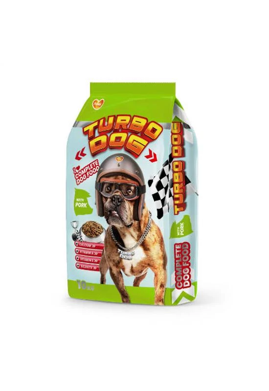 Turbo Dog Adult Pork (sertés) száraztáp - Felnőtt kutyák részére (10kg)