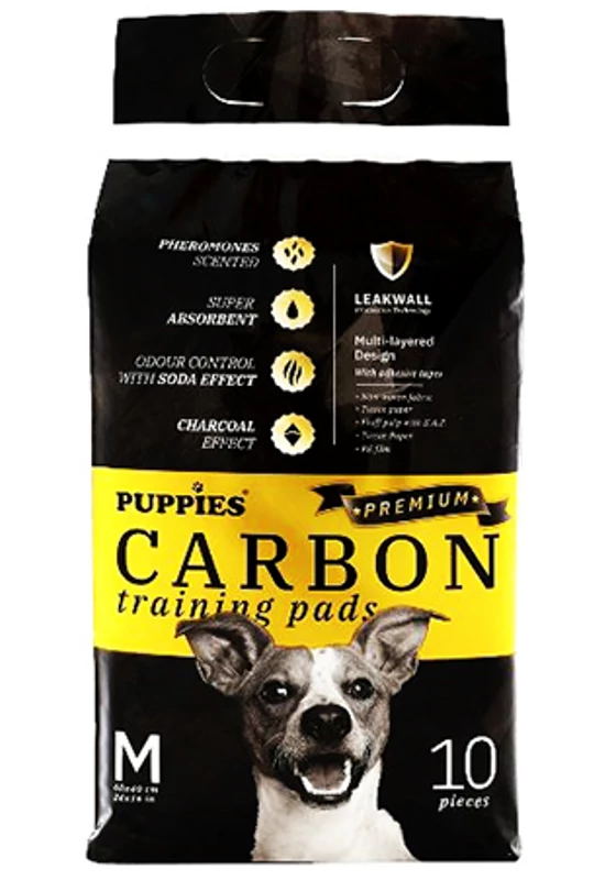Puppies Premium Carbon Kutyapelenka Aktív Szénnel 40×60cm M - 10db/csomag