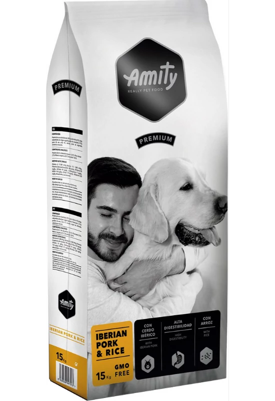 Amity Dog - Adult Premium Iberian Pork&Rice 15kg