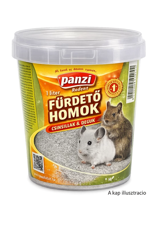 Panzi Fürdető Homok Csincsillák és Deguk Részére 1l/vödrös
