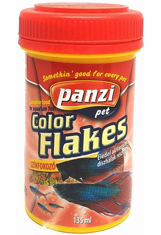 Panzi színfokozó lemezes haltáp - 135ml