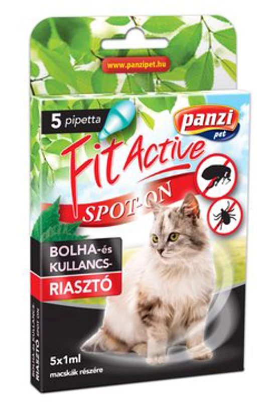 FitActive Cat - Spot On - Bolhariasztó Csepp 5db/doboz