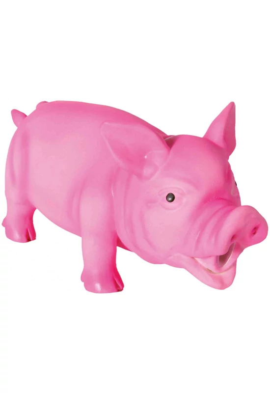 Trixie Kutyajáték Latex Röfögő Malac 21cm