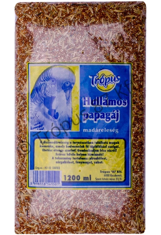 Trópus - Eleség 1200ml Hullámos Papagáj