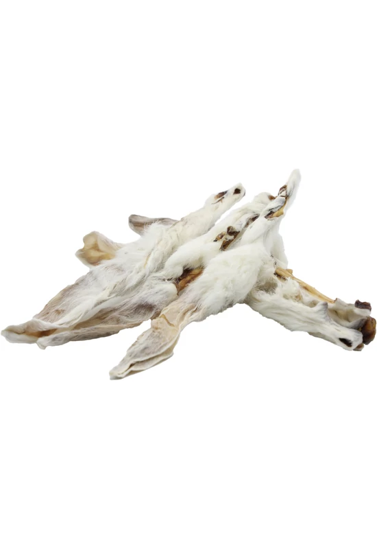 UniqPets Kutya Jutalomfalat NATURAL Szőrös Nyúl Fül 1kg
